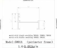 5001A-perimeter frame drawing