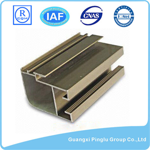Structural Bronzed Extruded Aluminum Track Profile