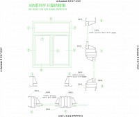 50A casement window drawing