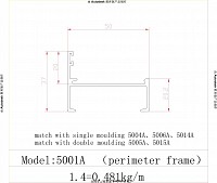 5001A-perimeter frame drawing