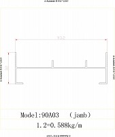 90A03-jamb drawing
