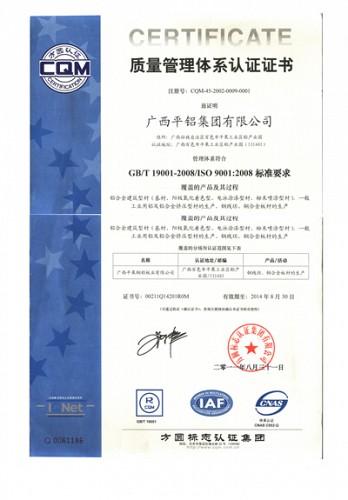 Quality Management System Certification