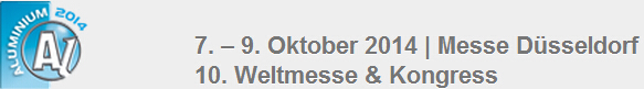 10th Germany Int Aluminium Industry Expo, Oct 7-9 10th Germany Int Aluminium Industry Expo, Oct 7-9