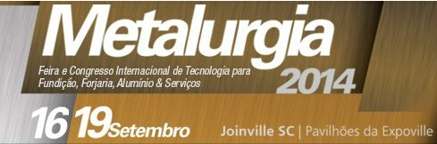 Brazil Aluminum Exhibition 2014, Joinvile, Sep 16-19 Brazil Aluminum Exhibition 2014, Joinvile, Sep 16-19