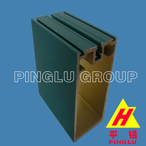 Powder Coating Aluminium Curtain Wall Profile