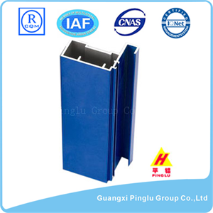 Blue T Slot Square Aluminum Alloy Window Frame