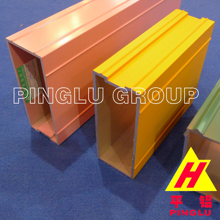 Powder Coated Aluminum Extrusion Profile, T4, T5, T6