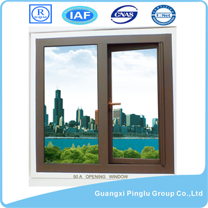 Powder Coated Bronzed Aluminum Horizontal Window